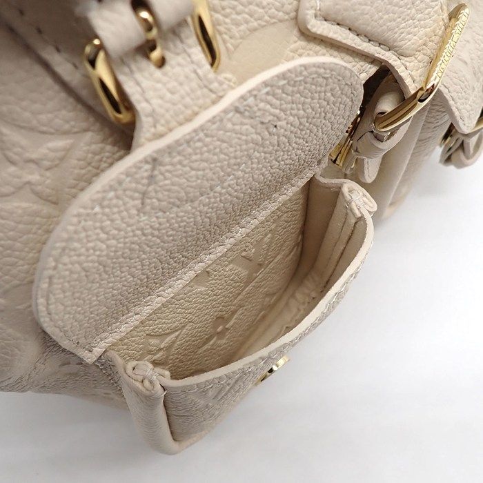 Louis Vuitton Backpack Sac Backpack M47106 Cles Monogram Empreinte Leather Gold