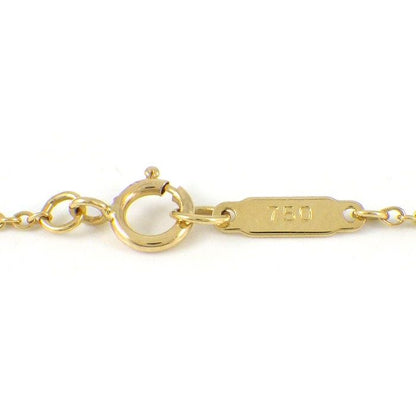 Tiffany & Co Tiffany & Co Necklace Dots Pinch Heart with 3 Point Diamonds 18k