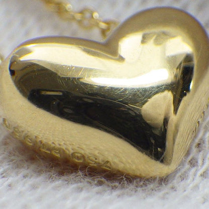 Tiffany & Co Tiffany & Co Necklace Dots Pinch Heart with 3 Point Diamonds 18k