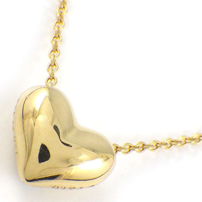 Tiffany & Co Tiffany & Co Necklace Dots Pinch Heart with 3 Point Diamonds 18k