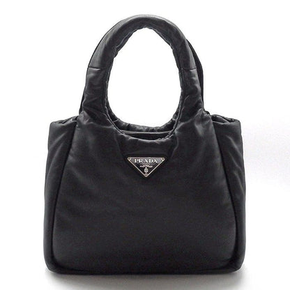Prada Tote Bag Soft Padded Nappaleather 1bg412 2dyi V Ovo F0002 Nero (Black)
