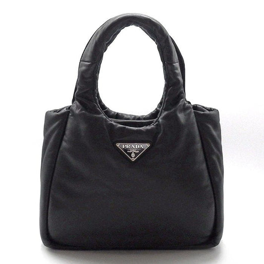 Prada Tote Bag Soft Padded Nappaleather 1bg412 2dyi V Ovo F0002 Nero (Black)