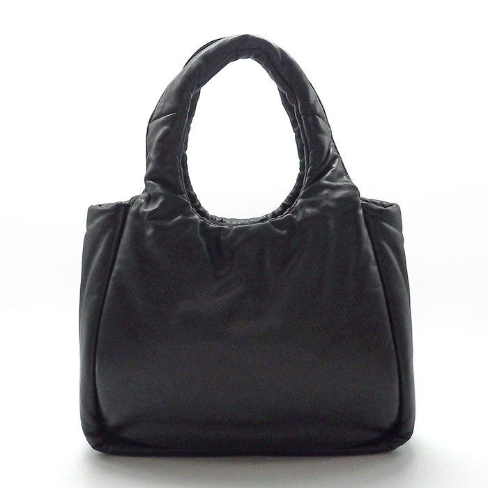 Prada Tote Bag Soft Padded Nappaleather 1bg412 2dyi V Ovo F0002 Nero (Black)