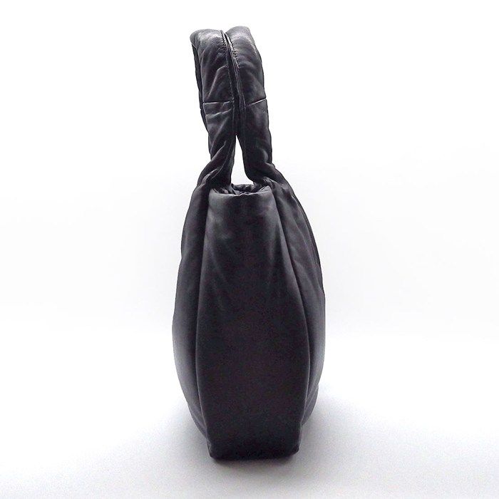 Prada Tote Bag Soft Padded Nappaleather 1bg412 2dyi V Ovo F0002 Nero (Black)