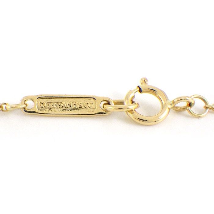 Tiffany & Co Tiffany & Co Necklace Signature Cross Stitch 18k Yellow Gold