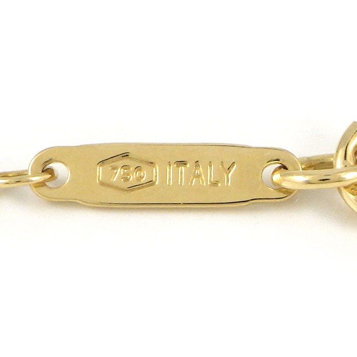 Tiffany & Co Tiffany & Co Necklace Signature Cross Stitch 18k Yellow Gold