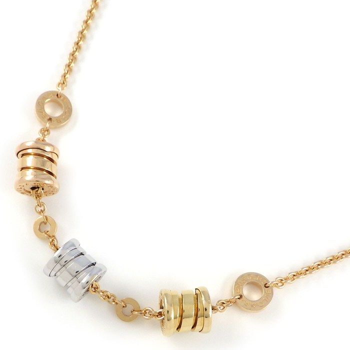 Bvlgari Bvlgari Necklace B-Zero1 Three Elements Three Colors 18k Pink Gold 18k