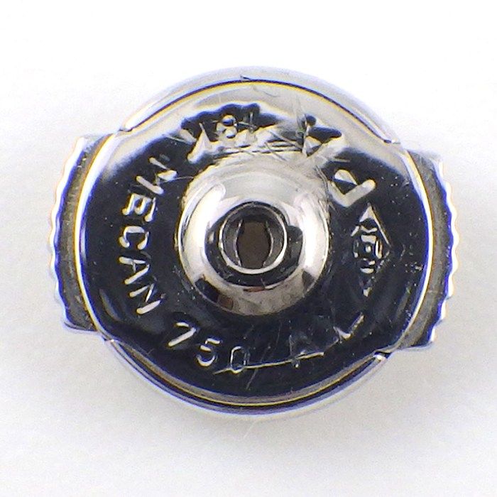 Cartier Earrings Classic Hoops with Diamonds 18k White Gold