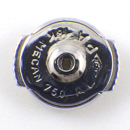 Cartier Earrings Classic Hoops with Diamonds 18k White Gold