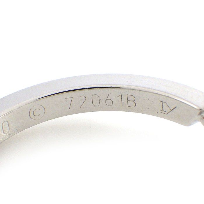 Cartier Earrings Classic Hoops with Diamonds 18k White Gold