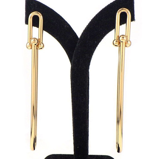 Tiffany & Co Tiffany & Co Earrings Hardware Double Long 18k Pink Gold