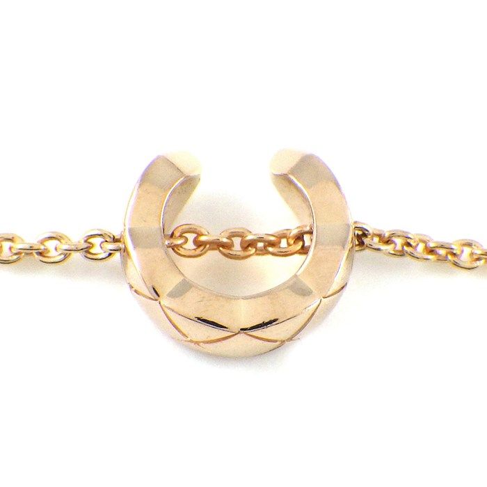 Chanel Bracelet Coco Crush J12303 Matelasse Quilted 18k Pink Gold
