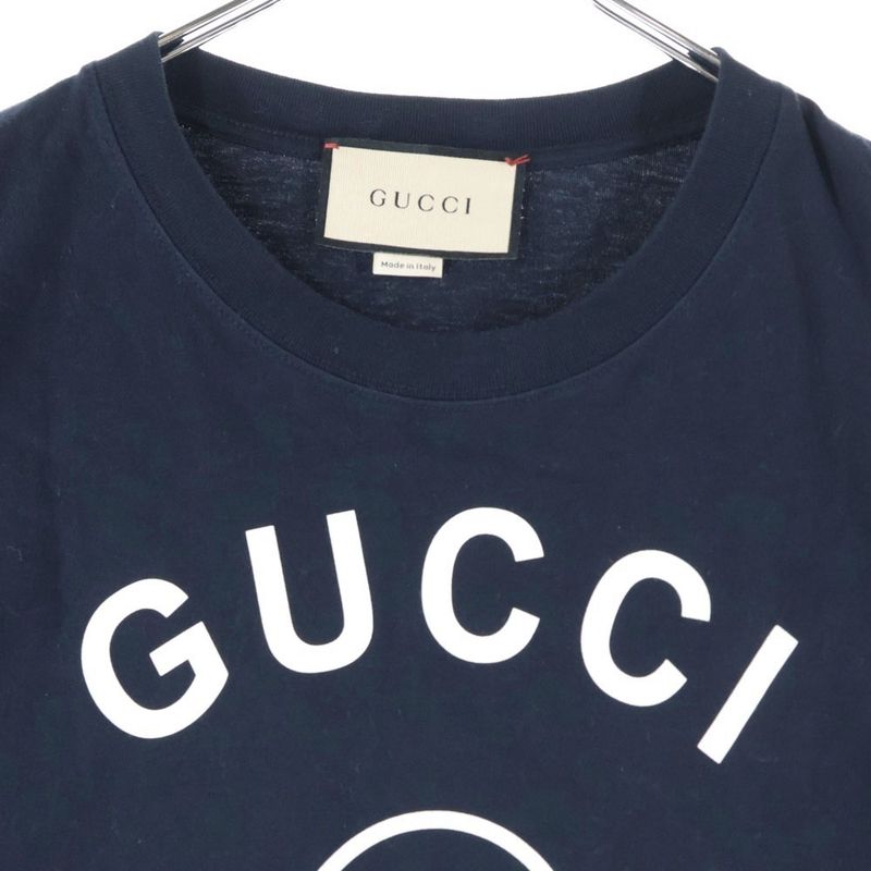 Gucci Firenze 1921 Print Tee Firenze Logo Print Short Sleeve Tee Cut And Sewn