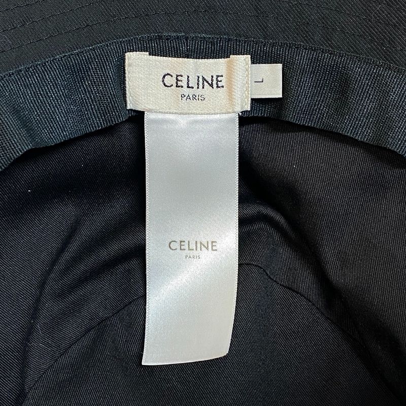 Celine 2au5b968p Logo Hat Black Unisex