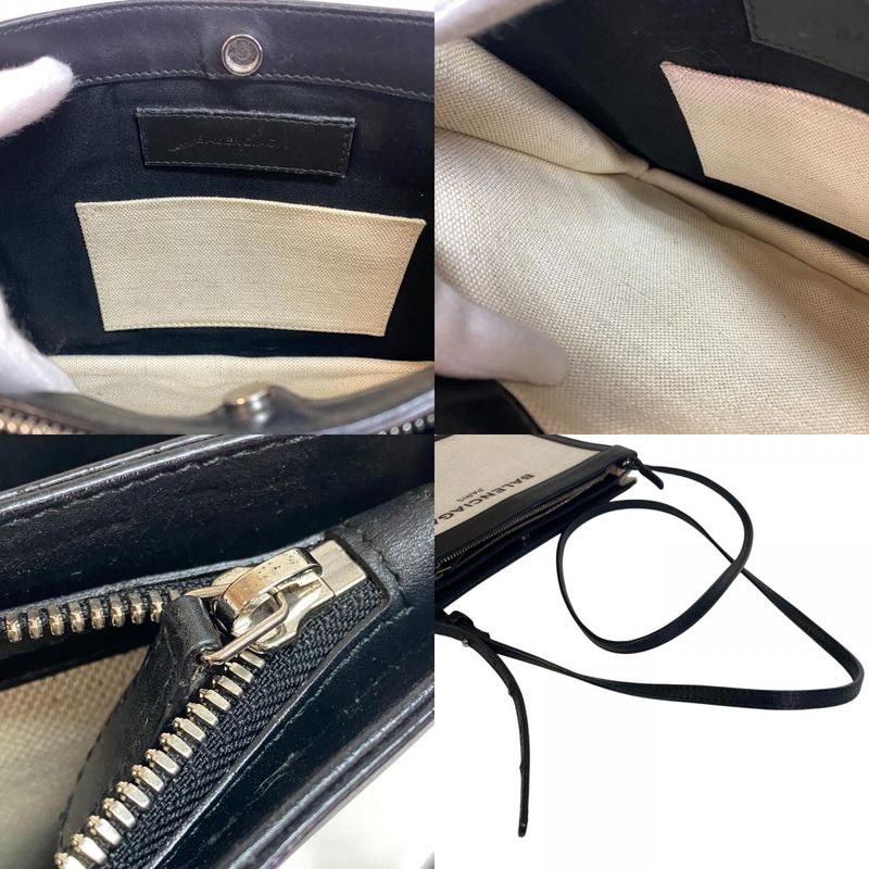 Balenciaga 339937 Pochette Shoulder Bag Purse Oblique Shoulder Brand Beige