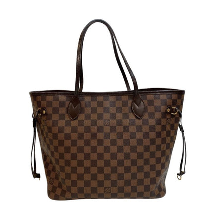 Louis Vuitton N40598 Neverfull MM Damier Tote Bag Purse Brand Shoulder Pink