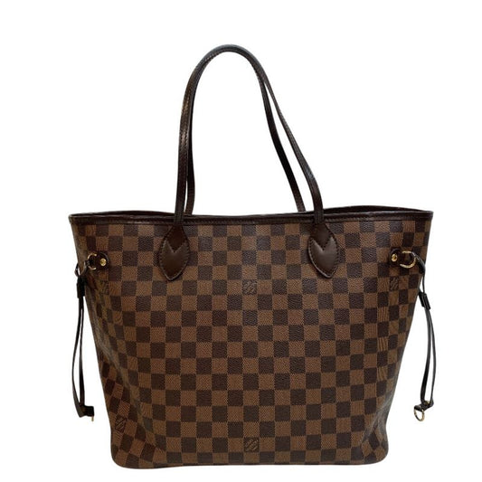 Louis Vuitton N40598 Neverfull MM Damier Tote Bag Purse Brand Shoulder Pink