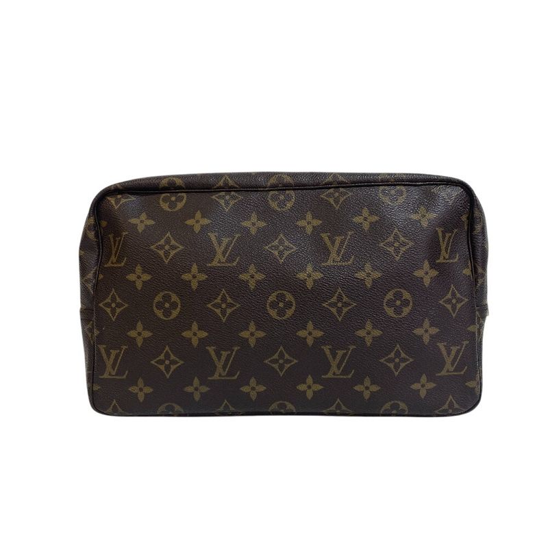 Louis Vuitton M47522 Trousse Toilette 28 Monogram Pouch Small Bag Brown Unisex