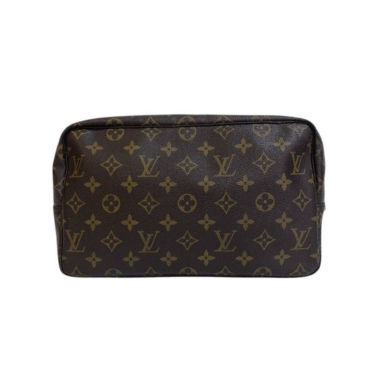 Louis Vuitton M47522 Trousse Toilette 28 Monogram Pouch Small Bag Brown Unisex