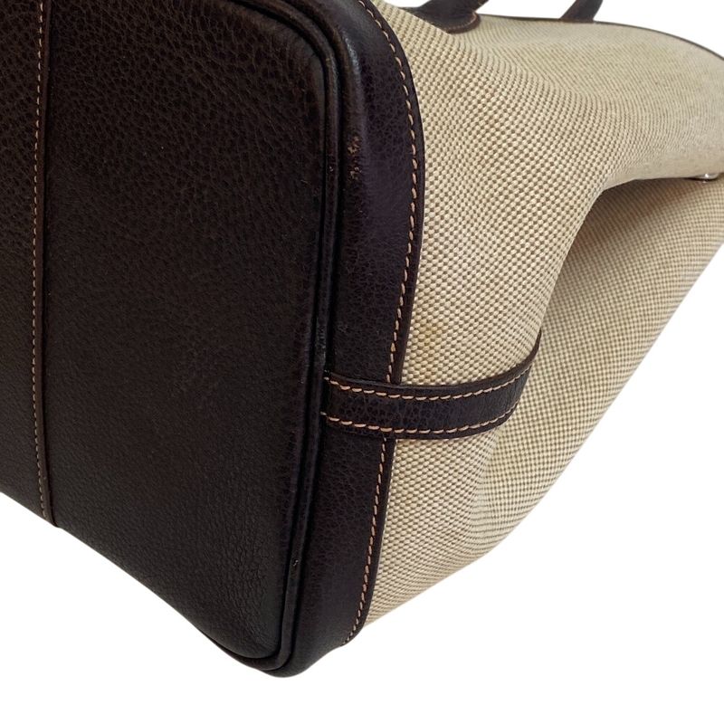 Hermes Garden Party PM Handbag Tote Bag Purse Brand Shoulder Beige Unisex