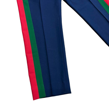 Gucci Sherry Line Wool Mohair Pants Slacks Bottoms Size 44 Men's Navy 27543