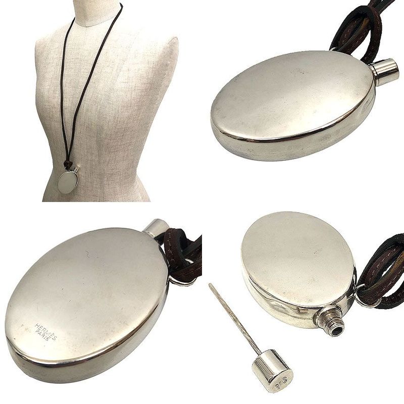 Hermes Perfume Bottle Necklace Perfume Bottle Atomizer Pendant Lanier Vintage