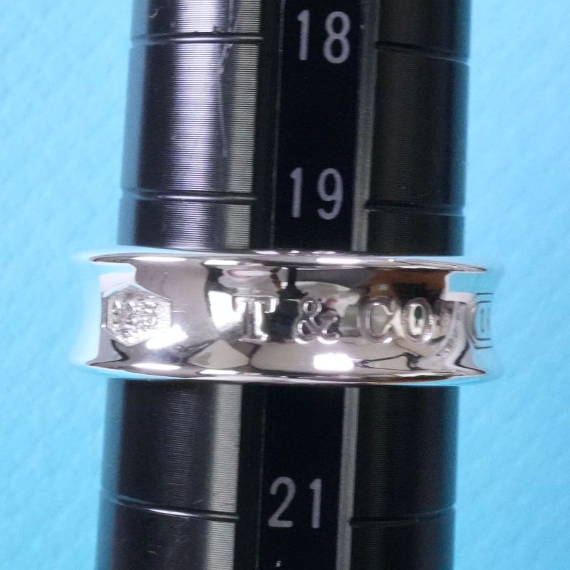 19.5 Tiffany & Co 1837 Narrow Medium Ring 25-1705