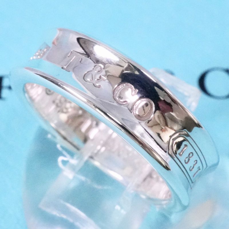 19.5 Tiffany & Co 1837 Narrow Medium Ring 25-1705