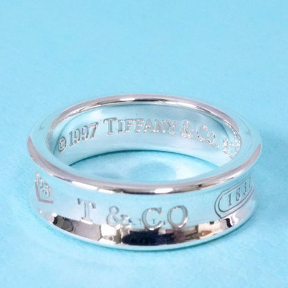 19.5 Tiffany & Co 1837 Narrow Medium Ring 25-1705