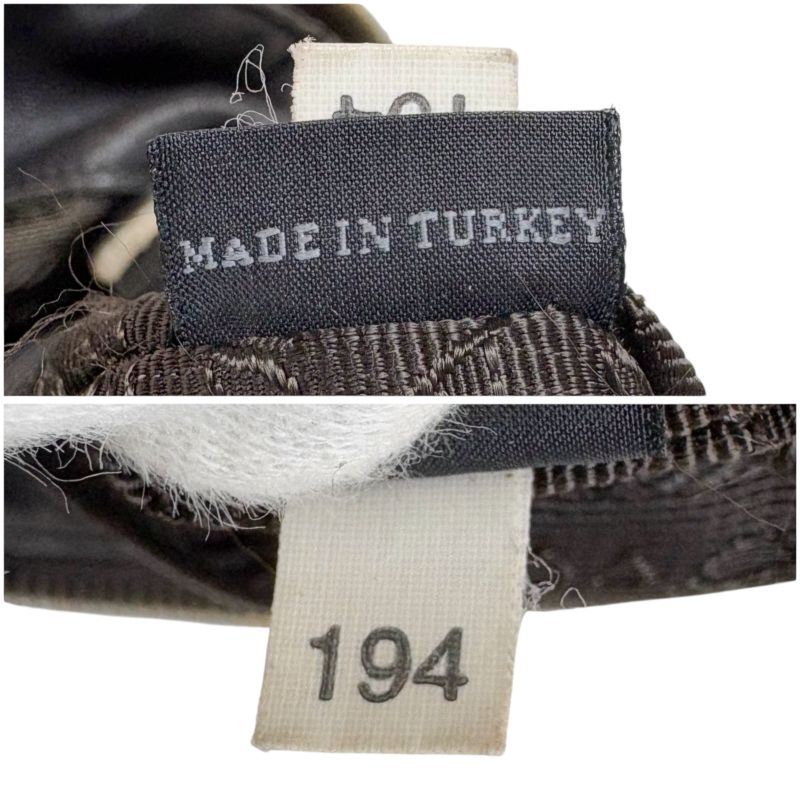 Prada 2WAY Shoulder Bag Tote Bag Tessuto Nylon Leather Khaki Green