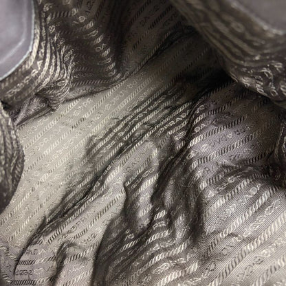 Prada 2WAY Shoulder Bag Tote Bag Tessuto Nylon Leather Khaki Green