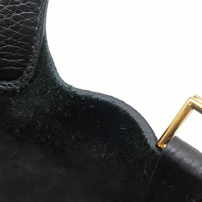Hermes Handbag Picotin Lock PM Taurillon Clemence Black Gold Hardware Black U