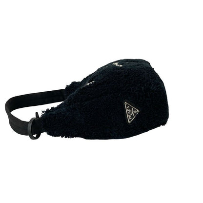 Prada Terry Mini Re-edition Triangle Logo Hardware Pile Handbag One