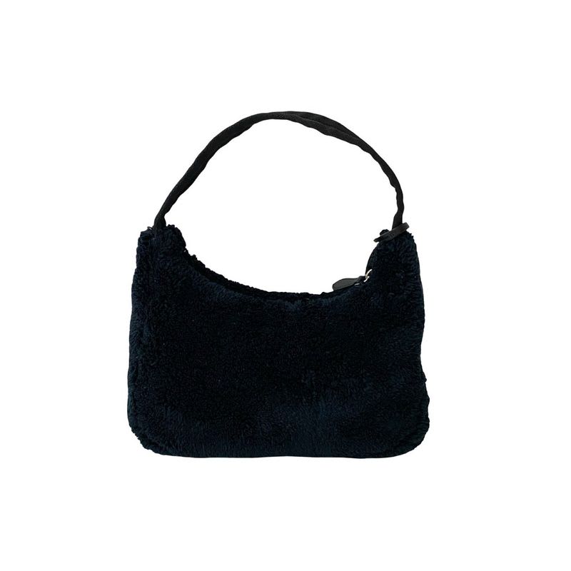 Prada Terry Mini Re-edition Triangle Logo Hardware Pile Handbag One