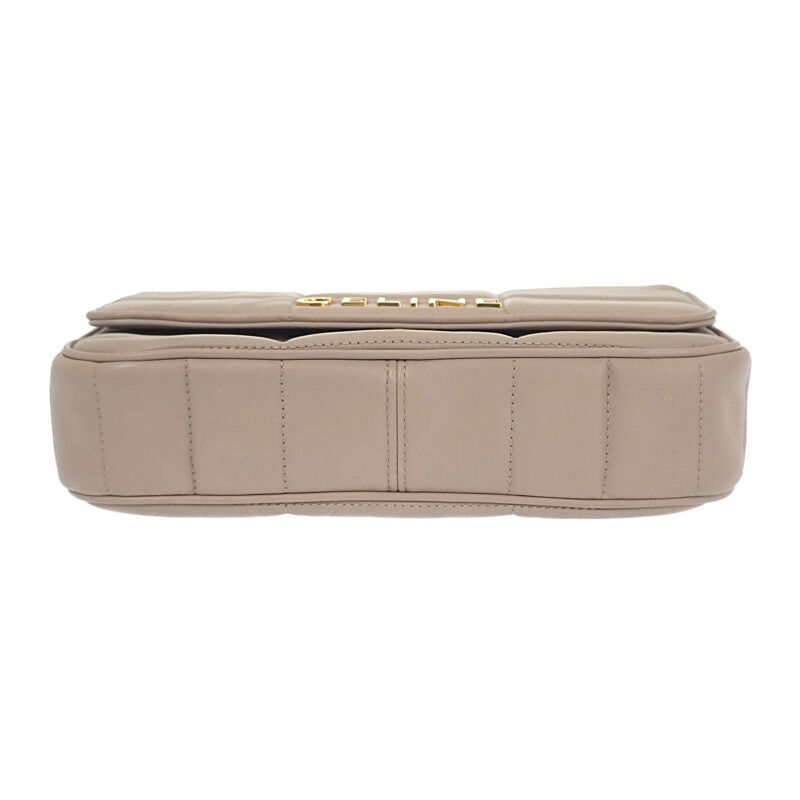 Celine Matelasse Monochrome 111273epz.02tr Shoulder Bag Goth Leather Ivory