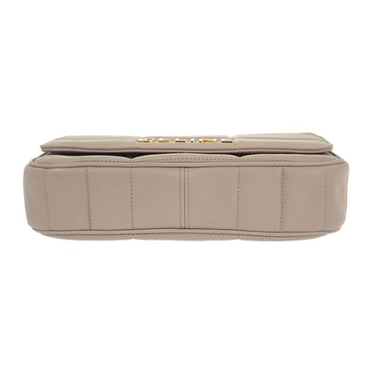 Celine Matelasse Monochrome 111273epz.02tr Shoulder Bag Goth Leather Ivory