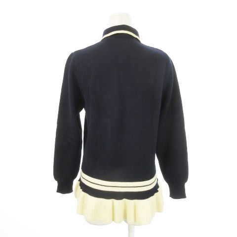 Yves Saint Laurent YVES Saint Laurent Variation Vintage Knit Sweater Collar