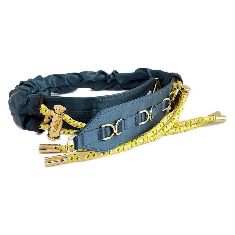 Fendi Belt - Navy Yellow and Multi