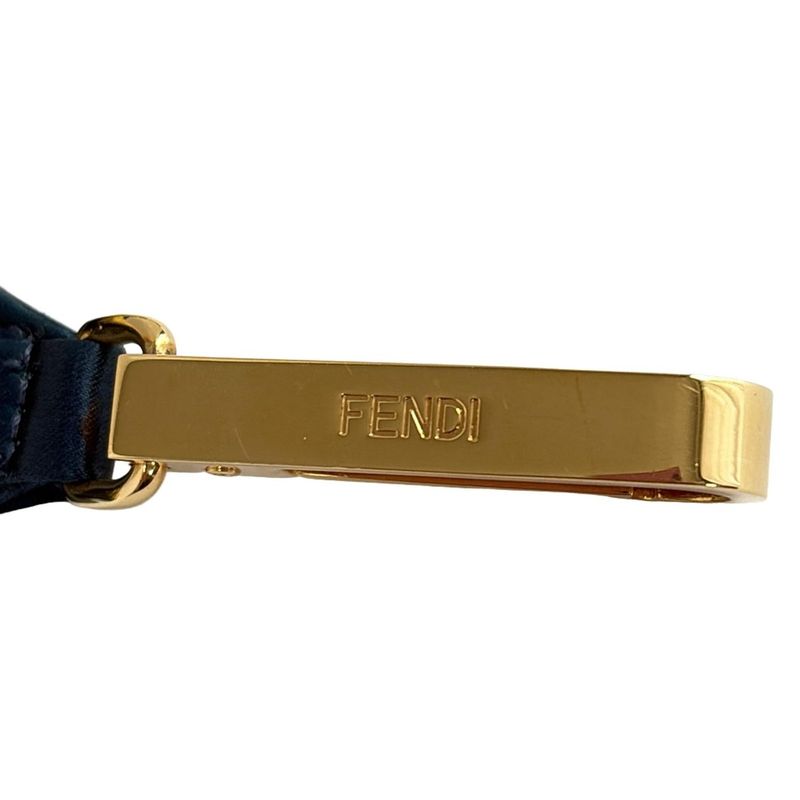 Fendi Belt - Navy Yellow and Multi