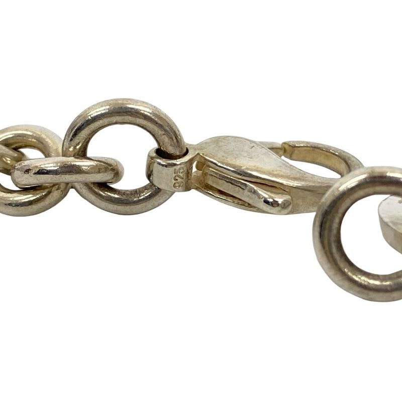 Tiffany & Co Return To Oval Necklace Silver 925 Chain Choker