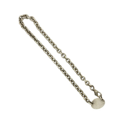 Tiffany & Co Return To Oval Necklace Silver 925 Chain Choker