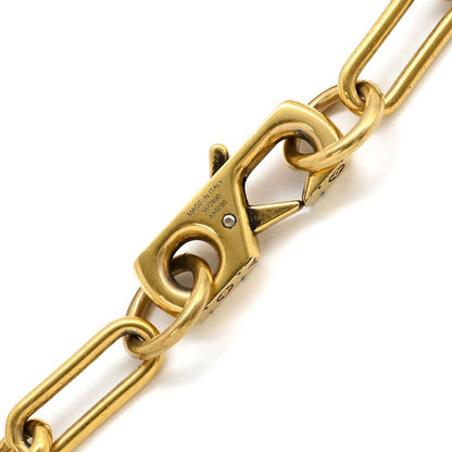 Louis Vuitton Necklace Collier LV Flower Necklace GP Gold LV Initials Flower