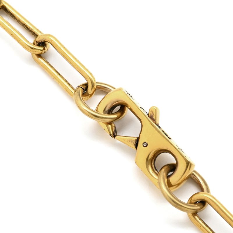 Louis Vuitton Necklace Collier LV Flower Necklace GP Gold LV Initials Flower