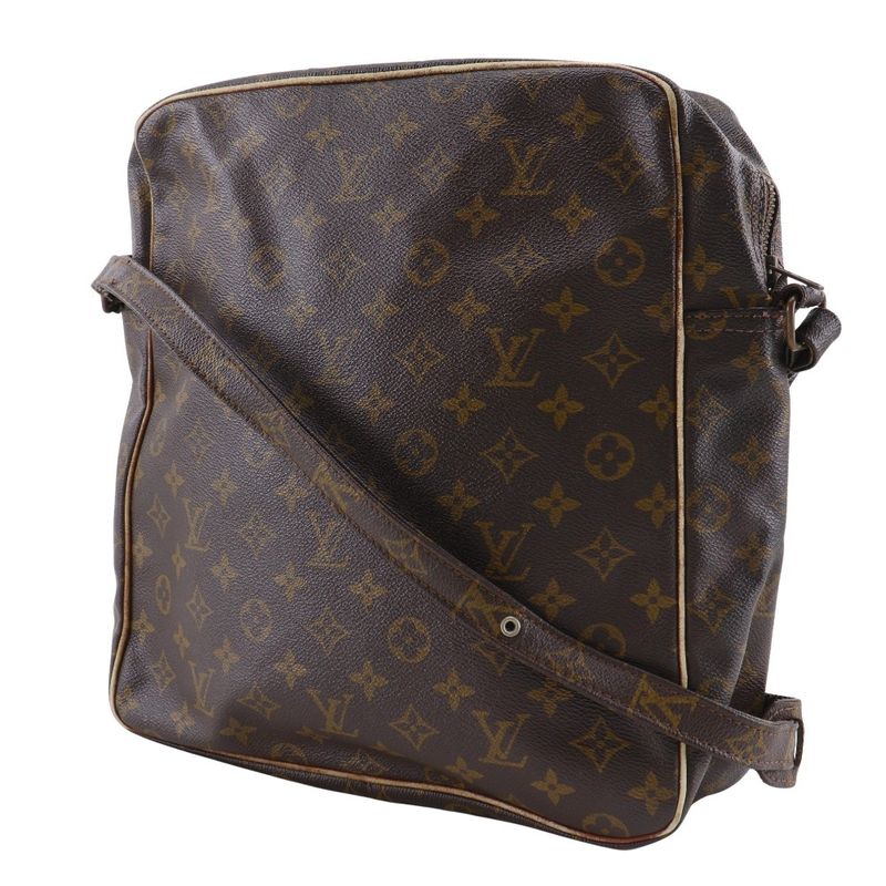 Louis Vuitton Malso Vintage M40264 Monogram Canvas Brown Unisex Shoulder Bag