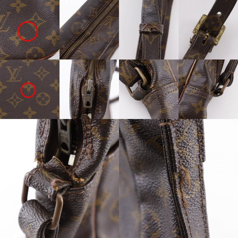 Louis Vuitton Malso Vintage M40264 Monogram Canvas Brown Unisex Shoulder Bag