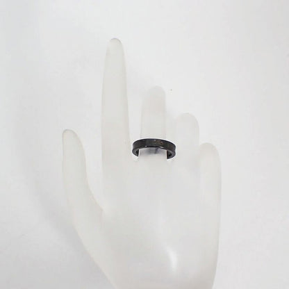 Tiffany / Tiffany & Co / Ti / Black Titanium / 1837 / Ring / No.10 / J73-30