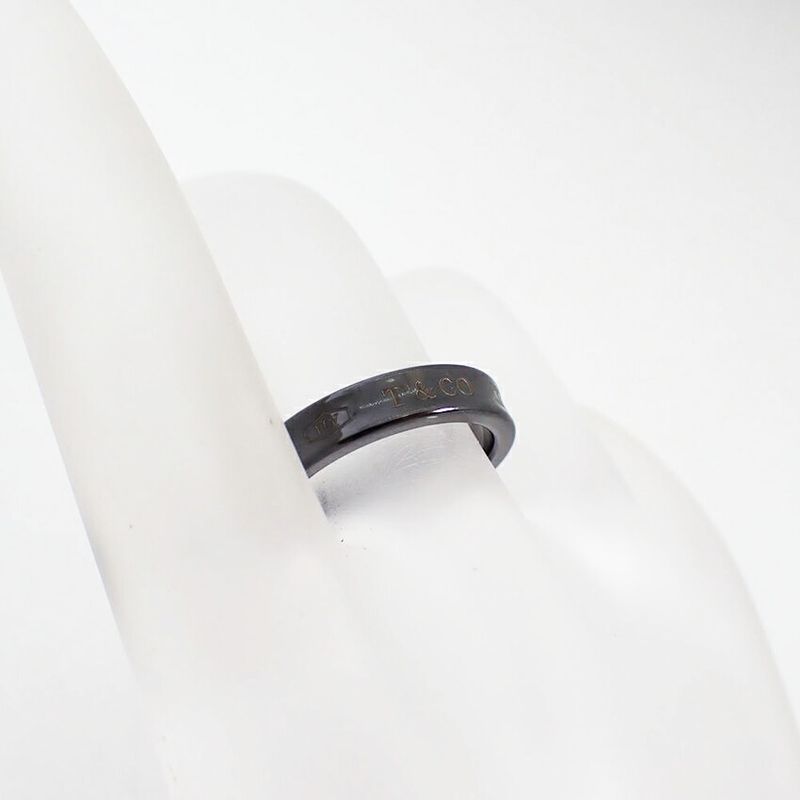 Tiffany / Tiffany & Co / Ti / Black Titanium / 1837 / Ring / No.10 / J73-30