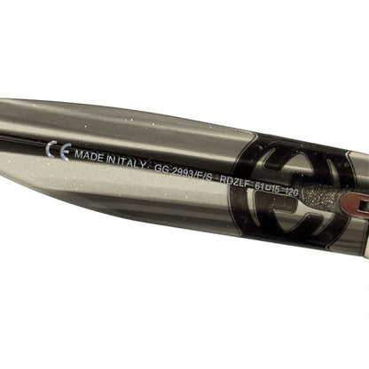 Gucci - Gg2993/f/s Dark Brown and Ivory and Black Lame/ G