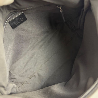 Gucci One Shoulder Bag Hobo Soho GG Pattern Black Nylon