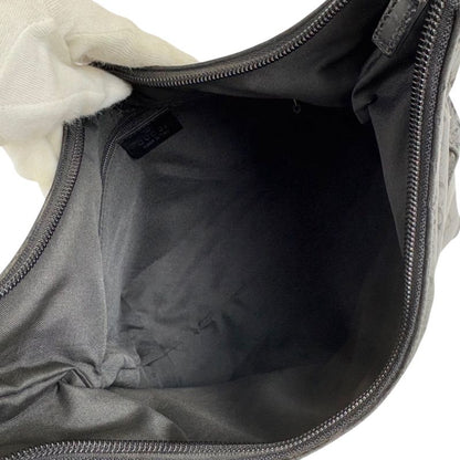 Gucci One Shoulder Bag Hobo Soho GG Pattern Black Nylon